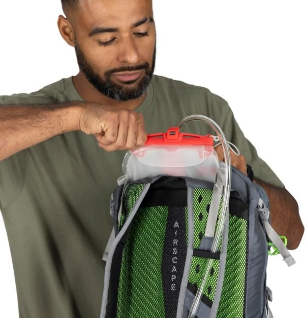 Osprey Sportlite 25L Unisex Hiking Backpack, Pine Leaf Green, M/L - Image 9
