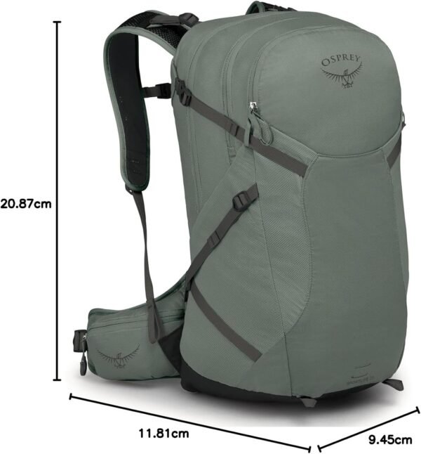 Osprey Sportlite 25L Unisex Hiking Backpack, Pine Leaf Green, M/L - Image 14