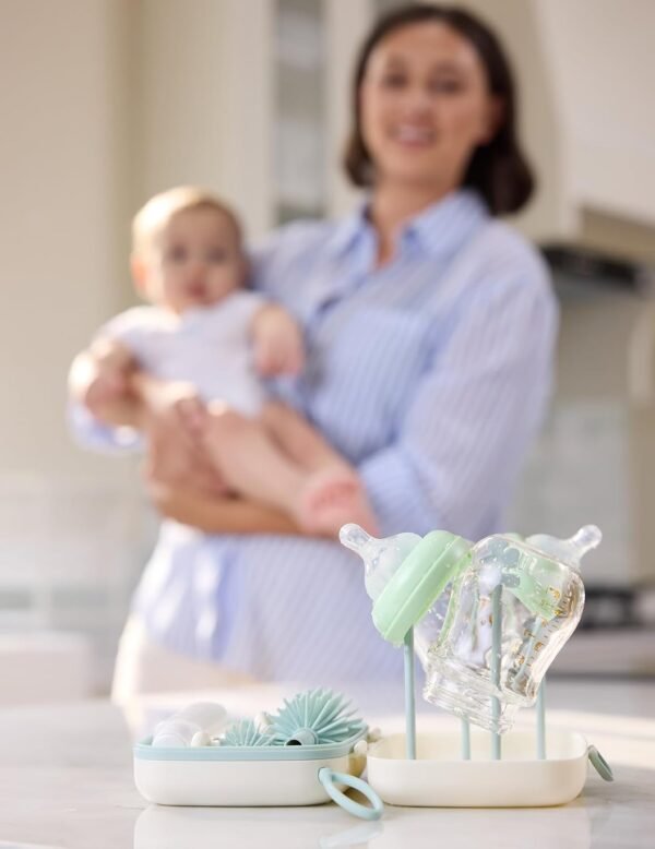 Momcozy Bottle Brush Set - Baby Bottle Cleaner Kit with Silicone Brush, Nipple B... - Image 8