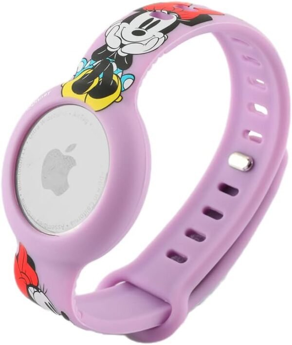 Disney WristBand for Apple AirTag Universal Fit and Adjustable Soft Durable Sili... - Image 2
