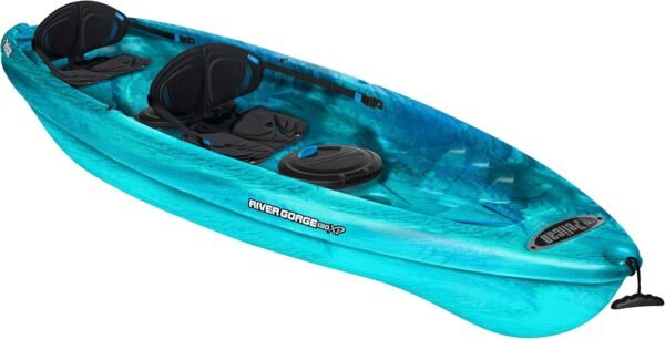 Pelican - River Gorge 130X Tandem Kayak - Sit-on-Top - Recreational 2 Person Kay... - Image 2