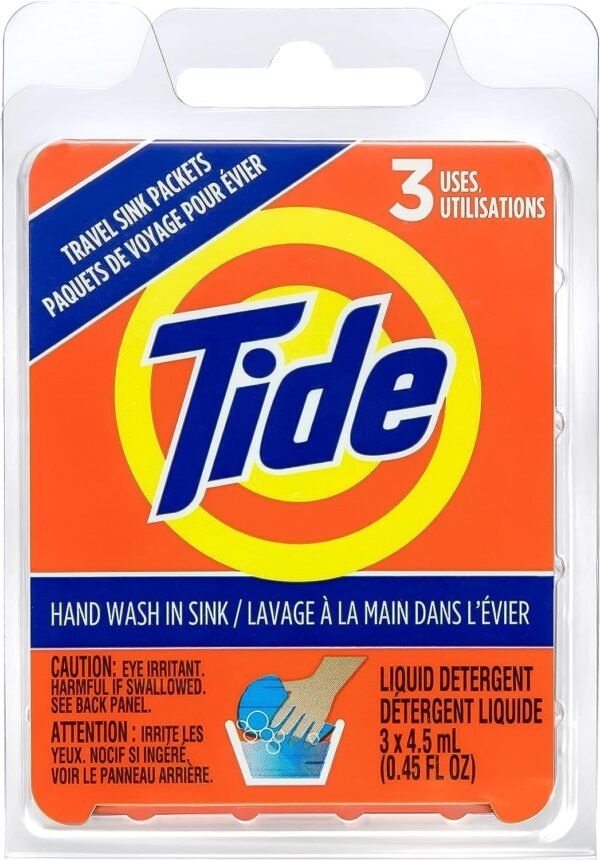 Tide Liquid Travel Sink Packets, 3-Count - Image 2