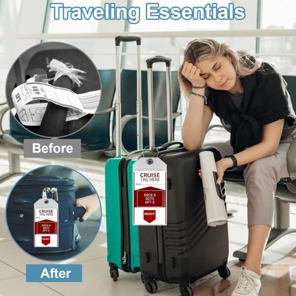 Cruise Luggage Tag Holder, Cruise Luggage Tag Holder can be Used for 2025Carniva... - Image 7