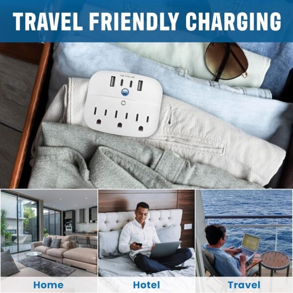 Cruise Approved Non Surge Power Strip [2 USBC, 2 USB, 3 AC] - Cruise Essentials ... - Image 6