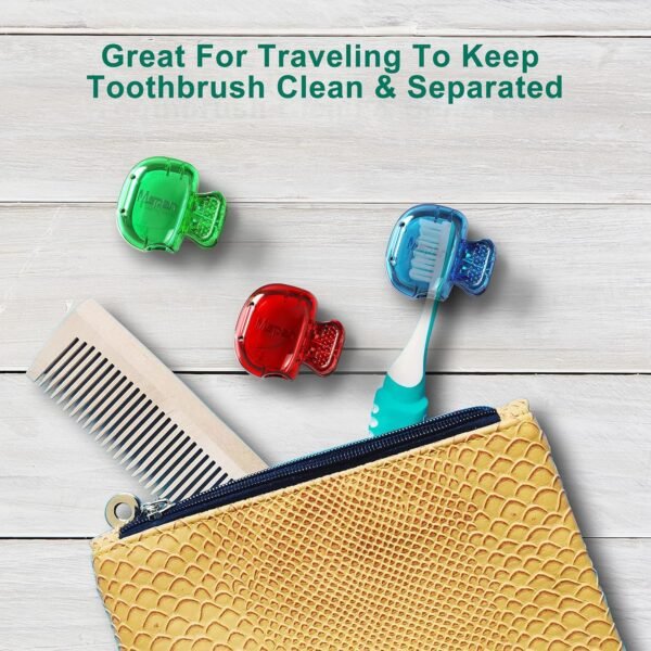 Mspan Toothbrush Head Cover Cap: Toothbrush Protector Brush Pod Case Protective ... - Image 7