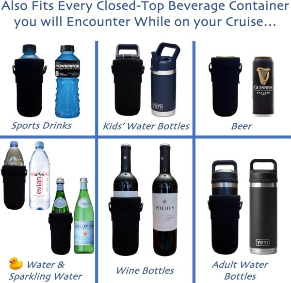 Cruise Ship Essentials Cup Sling Cruise Essentials 2024. Caribbean Cruise Must H... - Image 4