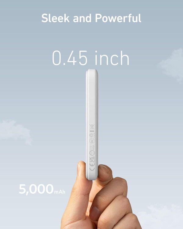 Anker 621 Magnetic Portable Charger (MagGo), 5,000mAh Wireless Power Bank with U... - Image 8