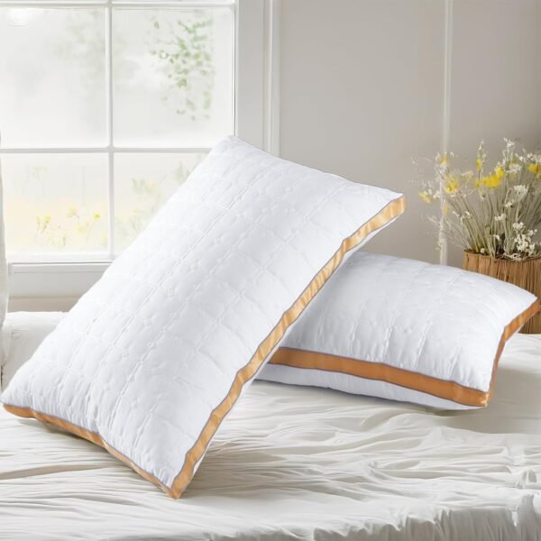 Cooling King Size Pillows Set of 2, Hotel Quality Bed Pillows for Side, Back, St... - Image 3