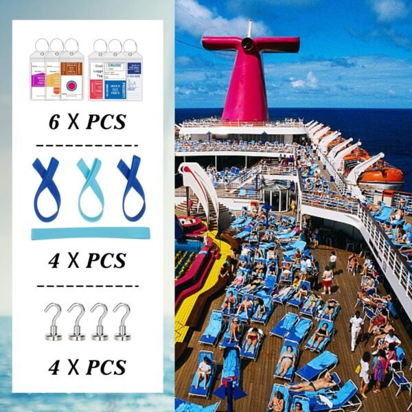 Cruise ship essentials,Luggage Tags for Carnival and Royal caribbean luggage tag... - Image 3