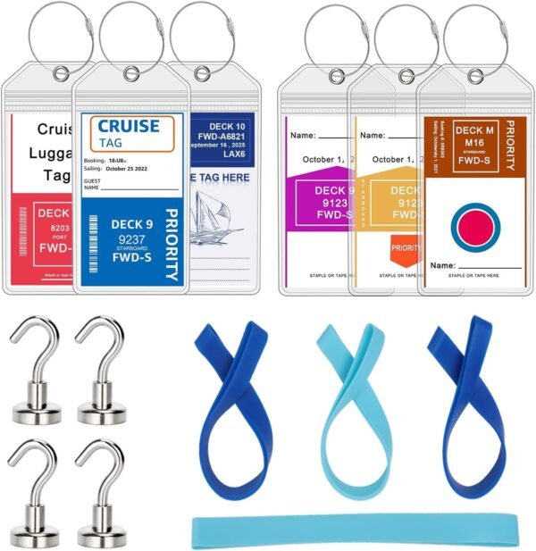 Cruise ship essentials,Luggage Tags for Carnival and Royal caribbean luggage tag... - Image 2
