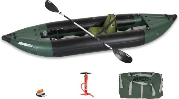 Sea Eagle 350FX Inflatable Explorer 1 Person 11’6” Fishing Kayak Fishing – Fishi... - Image 2