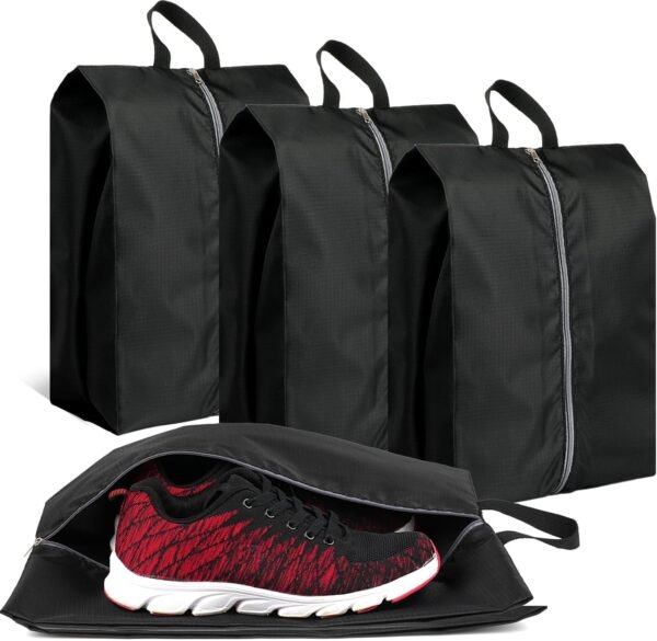 Shoe Bags for Travel, Set of 4 Pack Shoe Travel Bags for Packing, Large Waterpro... - Image 2