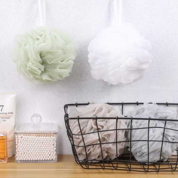 BTYMS Bath Sponge Shower Loofahs 60g Mesh Pouf Bath Scrunchies Body Wash Puff Sh... - Image 7