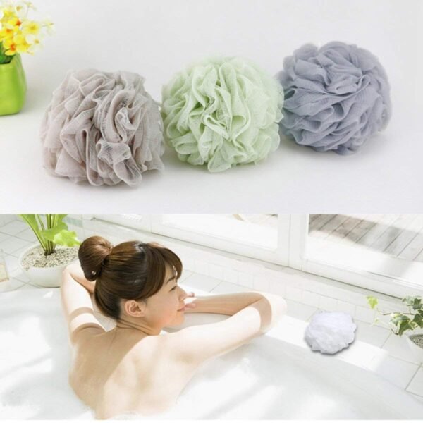 BTYMS Bath Sponge Shower Loofahs 60g Mesh Pouf Bath Scrunchies Body Wash Puff Sh... - Image 9