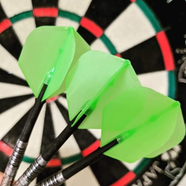 Dart Flights L1 EZ Standard Black | 2 Sets of 3 | for Soft & Steel Tip Darts - Image 4