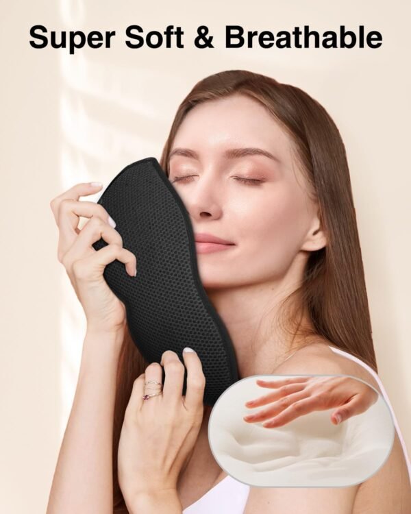 MABAO Sleep Mask for Side Sleeper, Eye Mask for Sleeping Women Men, 3D Contoured... - Image 6