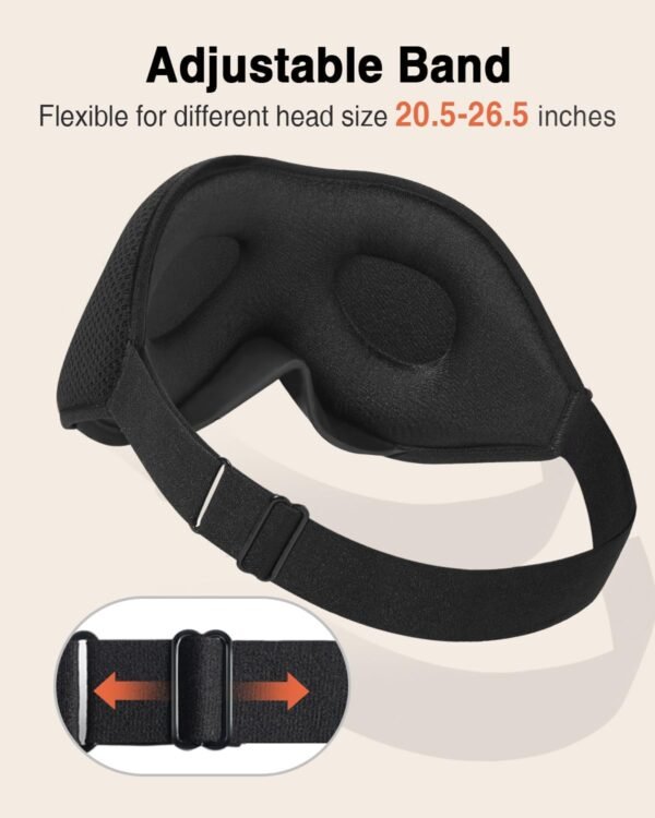 MABAO Sleep Mask for Side Sleeper, Eye Mask for Sleeping Women Men, 3D Contoured... - Image 7