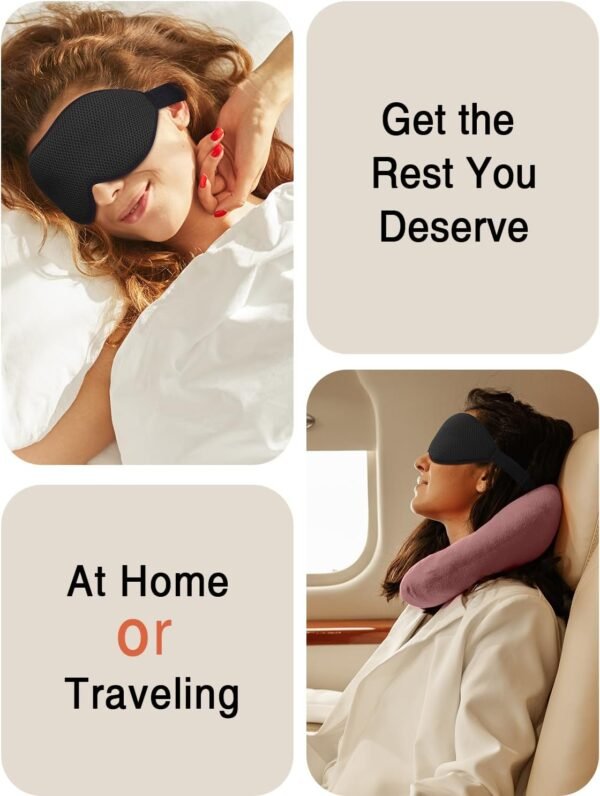 MABAO Sleep Mask for Side Sleeper, Eye Mask for Sleeping Women Men, 3D Contoured... - Image 8