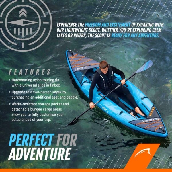 Premium Bluefin Ranger & Scout Inflatable Kayak - Inflatable 1 & 2 Person Kayak ... - Image 5
