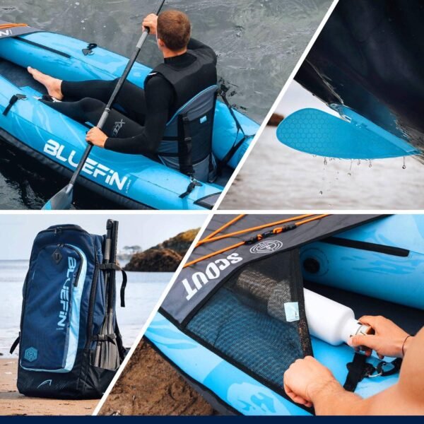 Premium Bluefin Ranger & Scout Inflatable Kayak - Inflatable 1 & 2 Person Kayak ... - Image 12