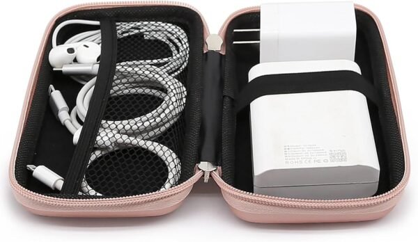 iMangoo Shockproof Travel Essentials Organizer Case, Small Accessories Hard Prot... - Image 6
