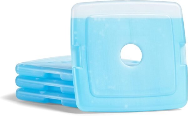 Cool Coolers By Fit & Fresh 4 Pack Slim Ice Packs, Quick Freeze Space Saving Reu... - Image 5