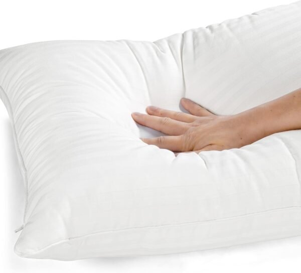EverSnug Adjustable Pillows for Sleeping, Cooling Support, Set of 2 (Queen, Down... - Image 6