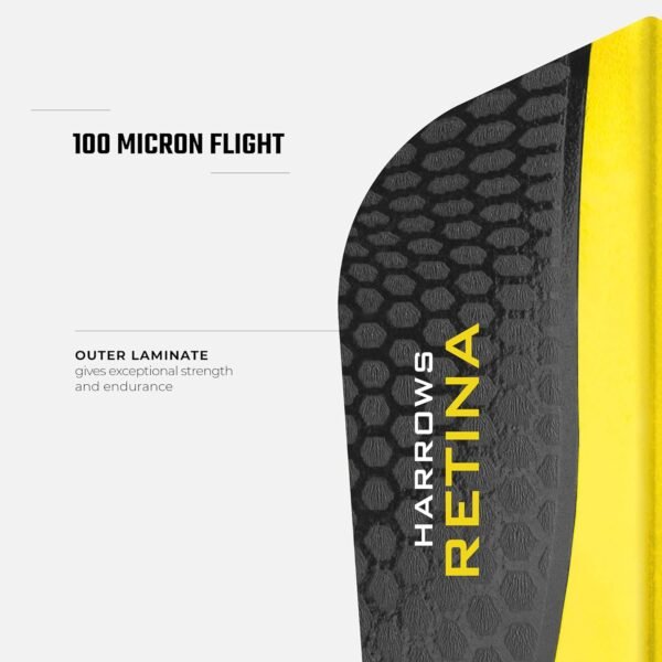 Harrows Retina | Premium Extra Strong 100 Micron Dart Flights in Slim Shape, 5 S... - Image 5