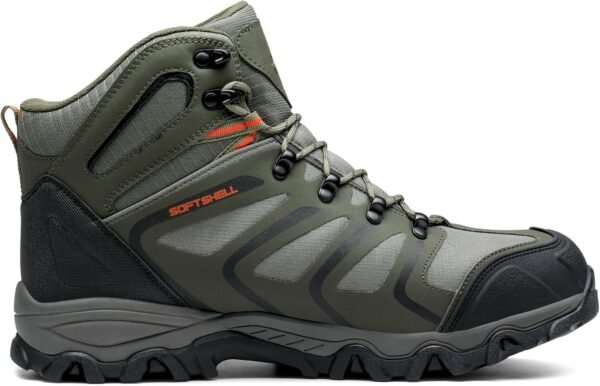 NORTIV 8 Men's Ankle High Waterproof Hiking Boots Outdoor Lightweight Shoes Trek... - Image 4