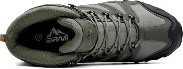 NORTIV 8 Men's Ankle High Waterproof Hiking Boots Outdoor Lightweight Shoes Trek... - Image 5