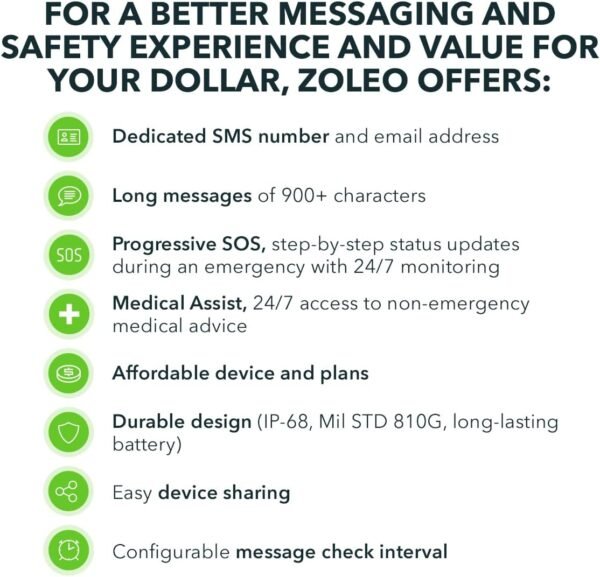 ZOLEO Satellite Communicator – Two-Way Global SMS Text Messenger & Email, Emerge... - Image 9