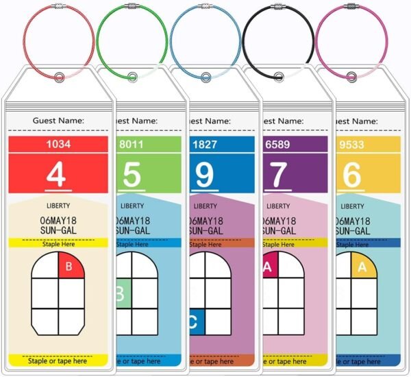 5 Pack Cruise Luggage Tags for Royal Caribbean & Celebrity Cruise Essentials in ... - Image 2