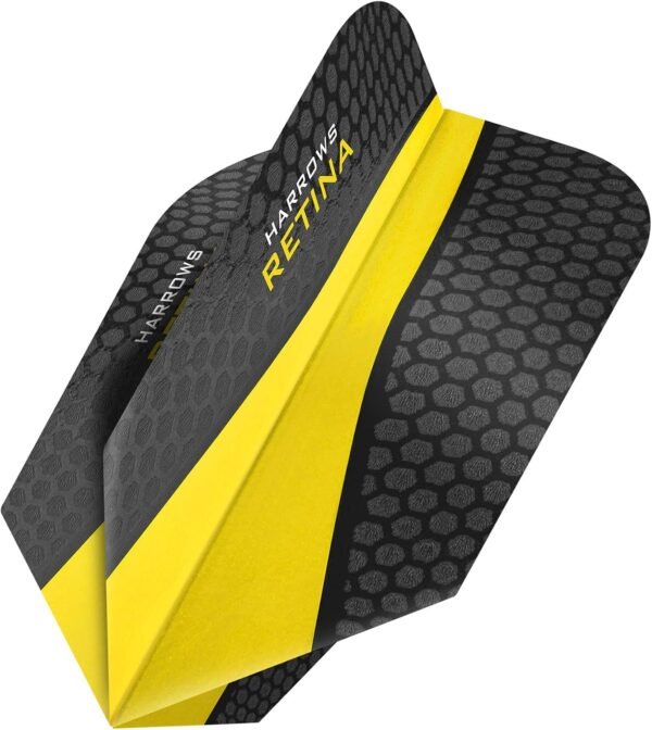 Harrows Retina | Premium Extra Strong 100 Micron Dart Flights in Slim Shape, 5 S... - Image 2
