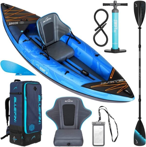 Premium Bluefin Ranger & Scout Inflatable Kayak - Inflatable 1 & 2 Person Kayak ... - Image 2