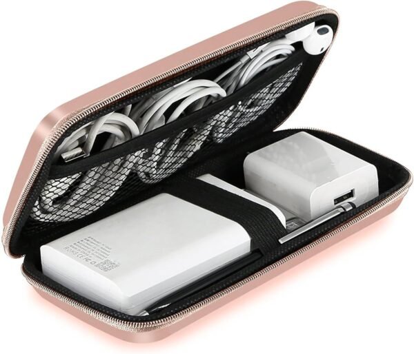 iMangoo Shockproof Travel Essentials Organizer Case, Small Accessories Hard Prot... - Image 2